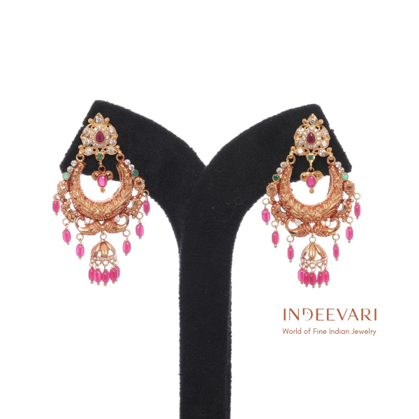 Vritika Pachi Chandbali Earrings