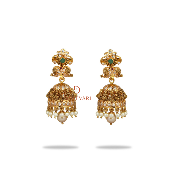 Sanjana Pearl Drop Jhumka