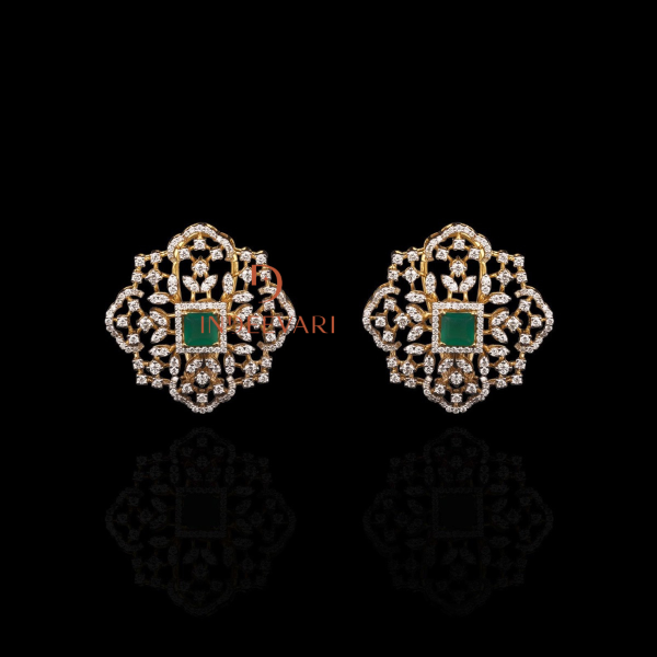 Fida Diamond Stud Earrings
