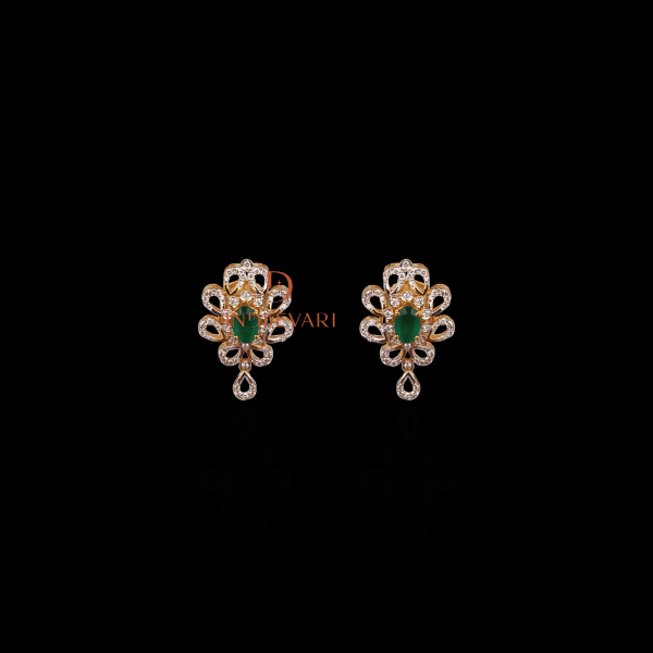 Lathika Diamond Small Earrings 
