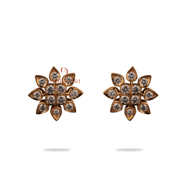 Pihu Diamond Stud Earrings 