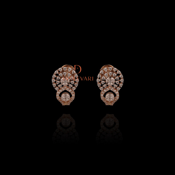 Disha Diamond Stud Earrings 