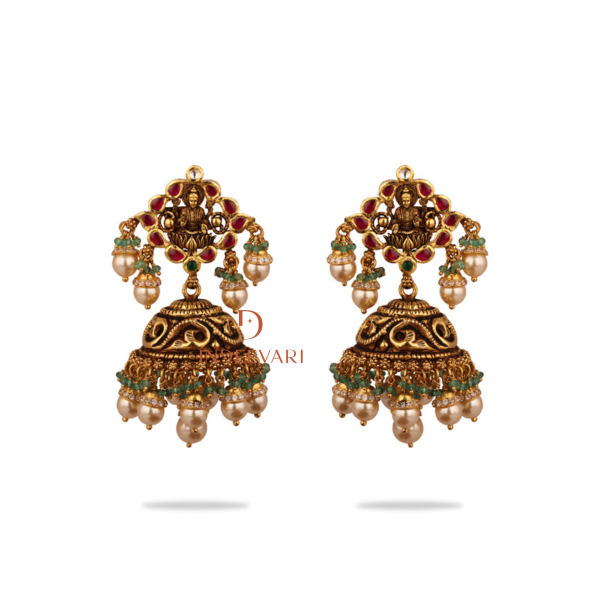 Urvi Antique Jhumkis
