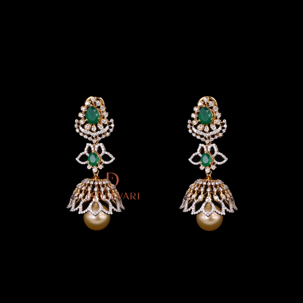Jaleena Jhumka Earrings