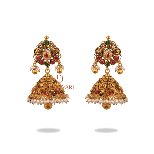 Saguna Pachi Jhumkis