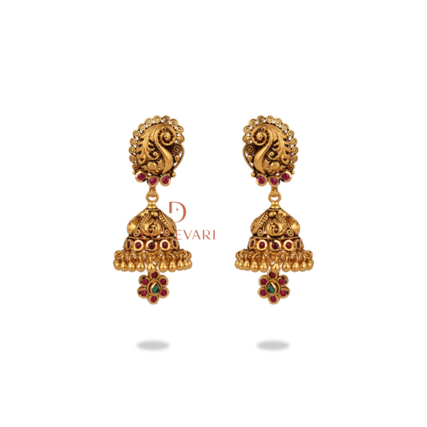 Naomika Antique Jhumkis