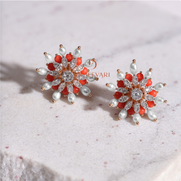 Ocean Treasures Diamond Earrings