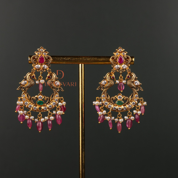 Mayuri Chandbali Earrings