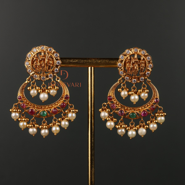 Ramparivar Chandbali Earrings