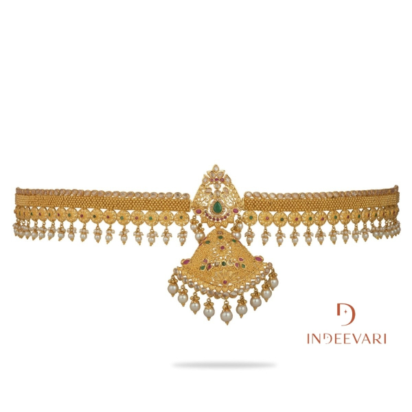 Mayukha Long Necklace Cum Vaddanam