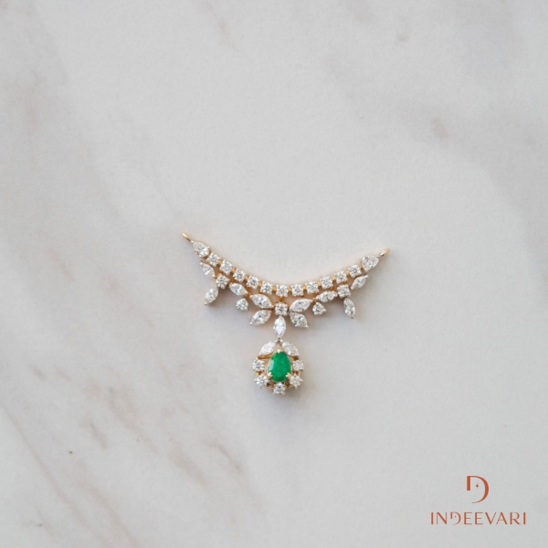 Prachika Diamond Mangalsutra Pendant