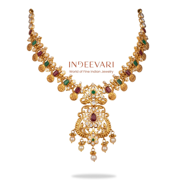 Ramkasu Ruby Emerald  Necklace