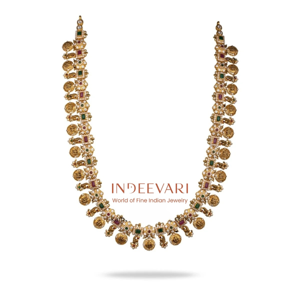 Floral Stone-studded Ramparivar