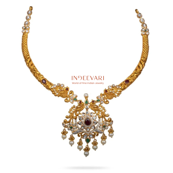 Artistic Polki Kanti Necklace
