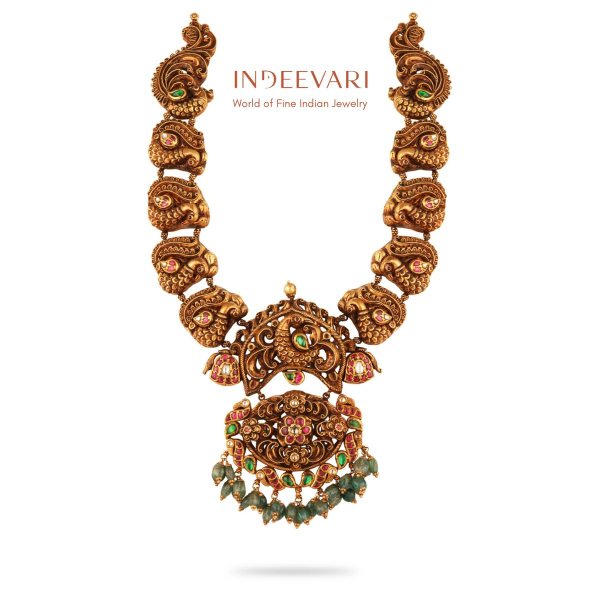 Grand Peacock Nakashi Necklace