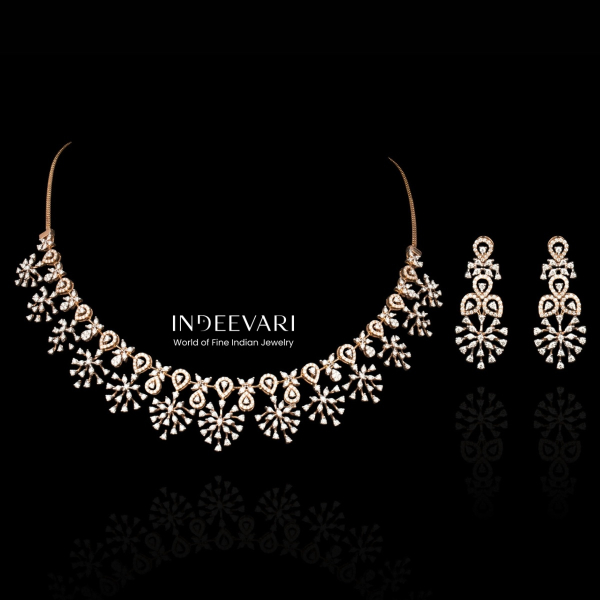 Averly Diamond Necklace Set