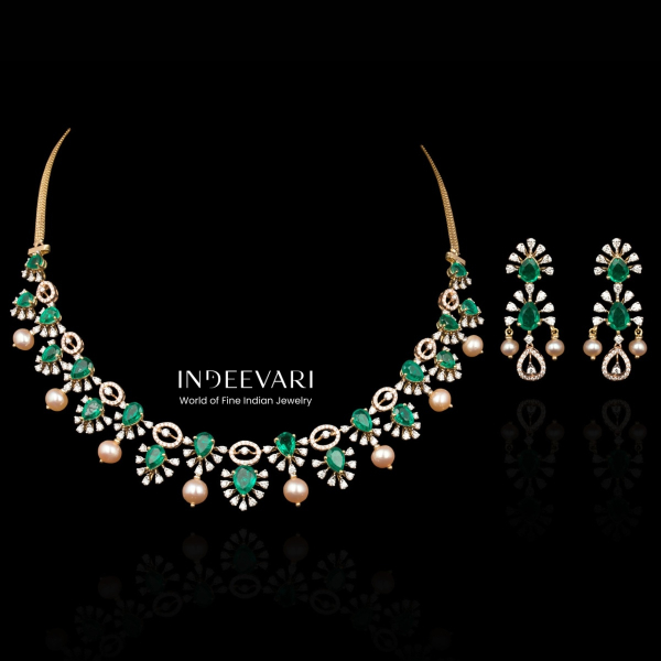 Chole Diamond Necklace Set