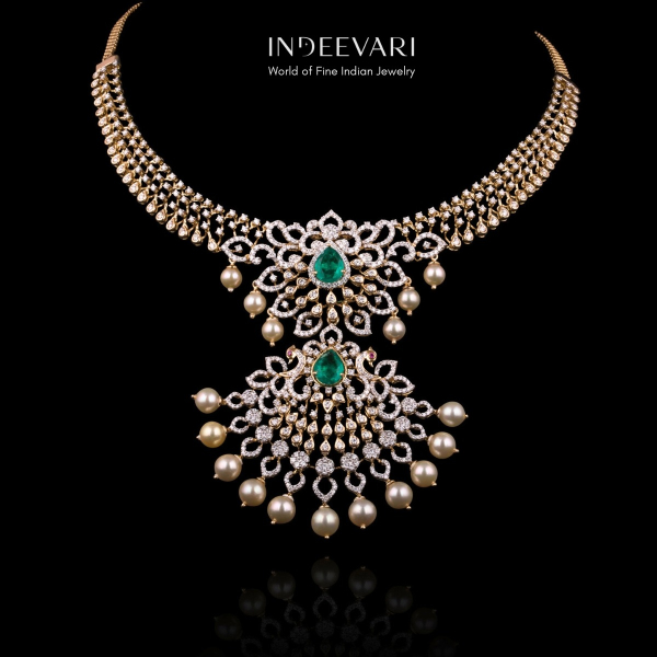 Jade Diamond Detachable Necklace