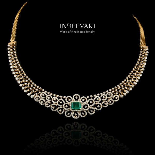 Heer Diamond Collar Necklace