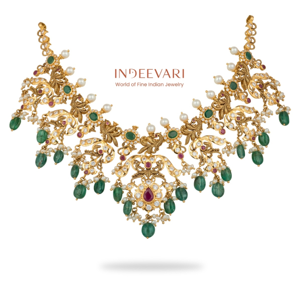 Aakshi Emerald Haar