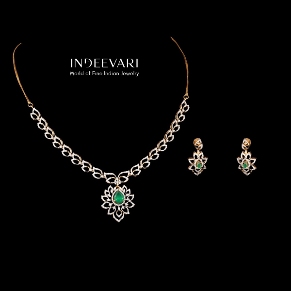 Virika Diamond Necklace Set