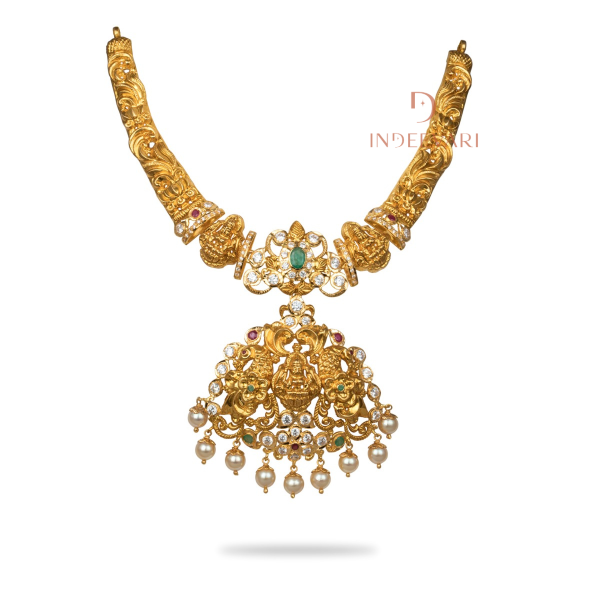 Pachiwork Kundan Kanti Necklace