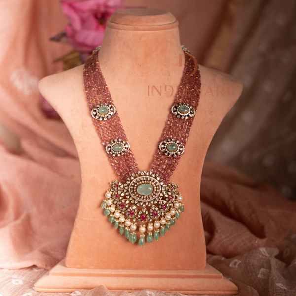 Aine Diamond Polki Haaram