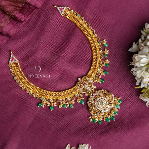 Mayurika Jalebi Style Royale Necklace