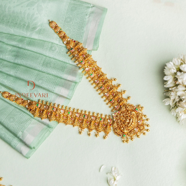 Divine Lakshmi Detatchable Haram cum Vaddanam