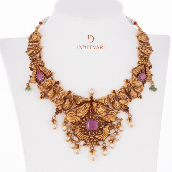 Shobhita Mayuri Nakshi Necklace