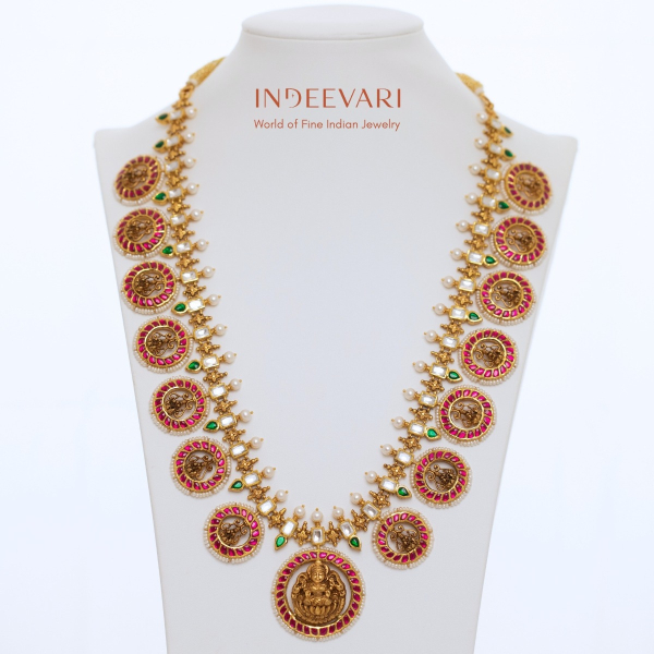 Heritage Lakshmi Kundan Bottu Mala