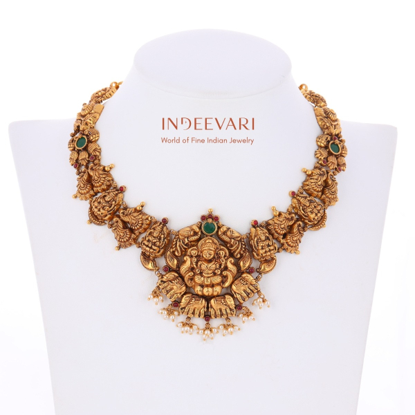 Gaja Lakshmi Nakshi Necklace