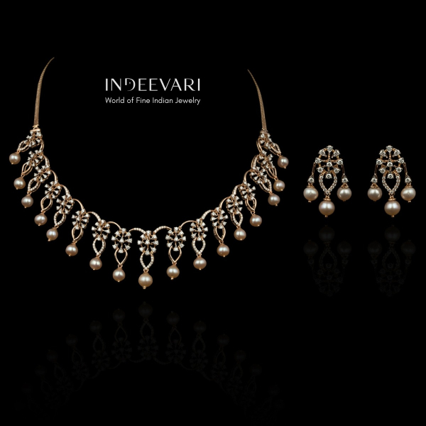 Fionna Diamond Necklace Set