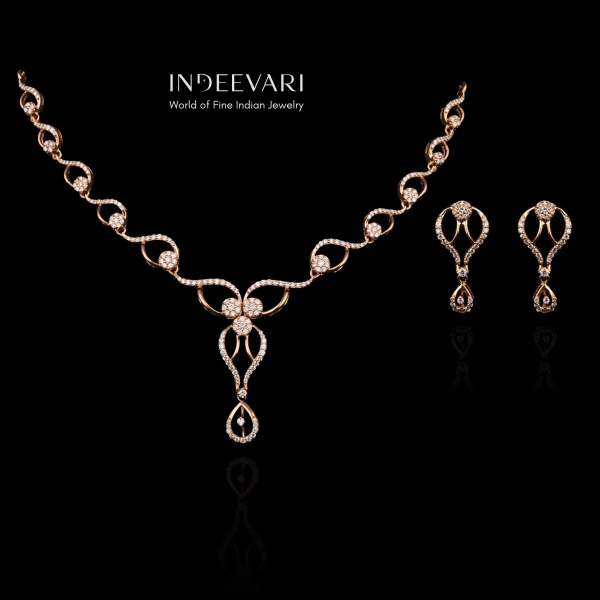 Adika Diamond Necklace Set