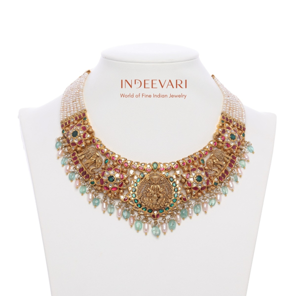 Regal Lakshmi Temple Choker