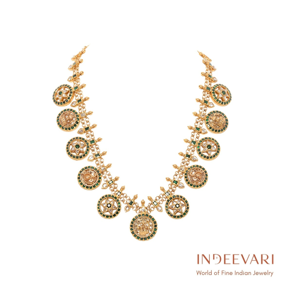 Aarvani Emerald Bottu Mala