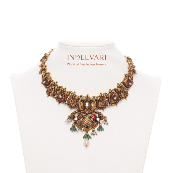Tanvitha Peacock Necklace