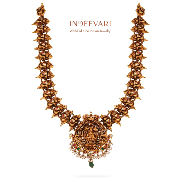Maya Nakashi Haram Ruby & Emerald Necklace