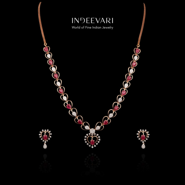 Misha Heart Necklace Set