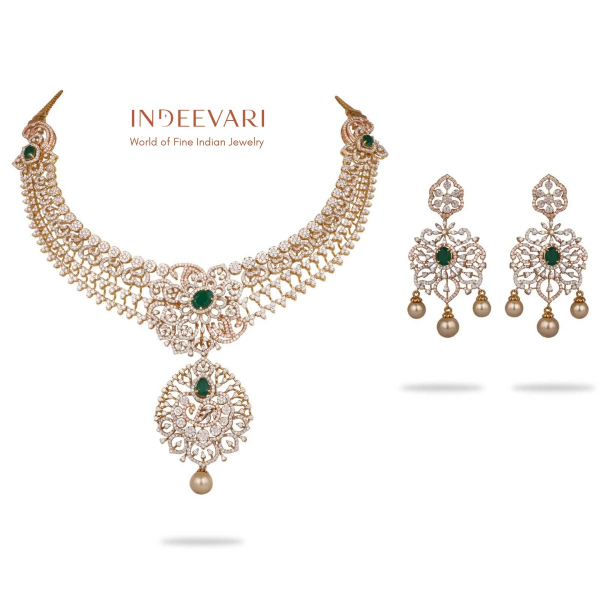 Reet Diamond Necklace Set