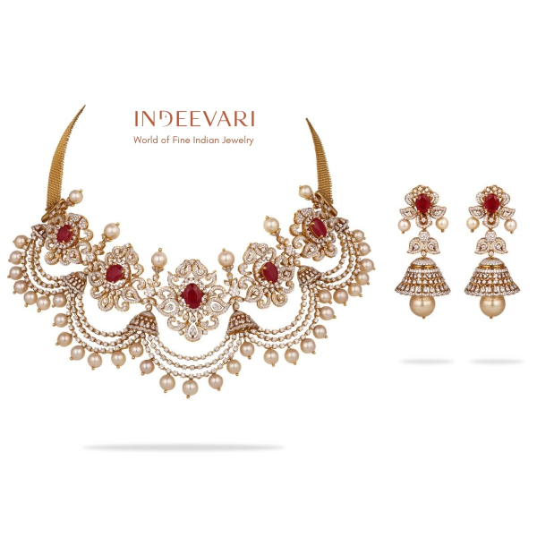 Veeha Diamond Necklace Set
