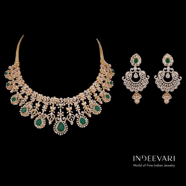 Zoya Diamond Necklace Set