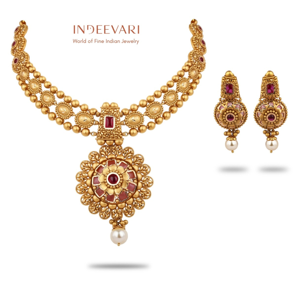 Prestha Antique Necklace Set