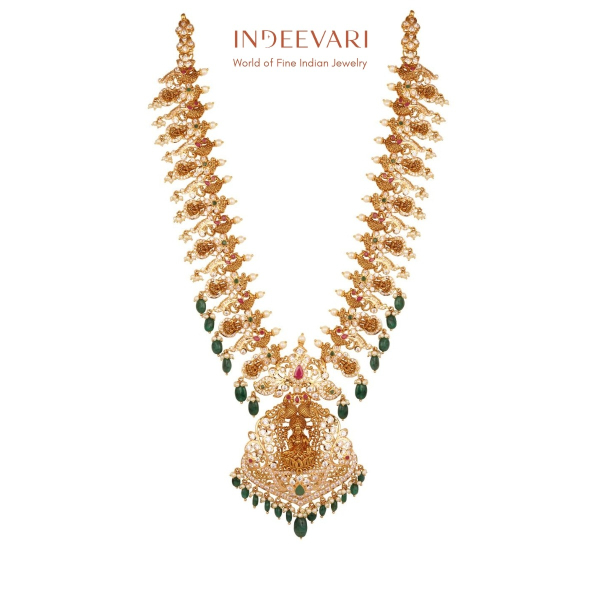 Deetya Emerald & Pearl Necklace