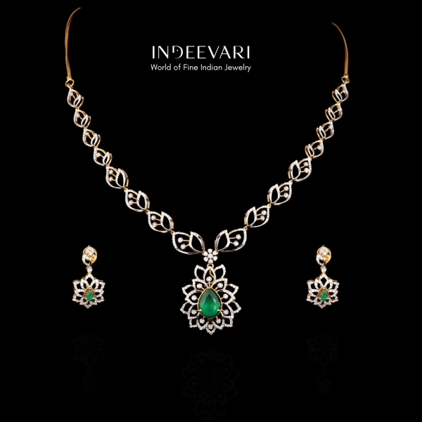 Alpana Diamond Necklace Set