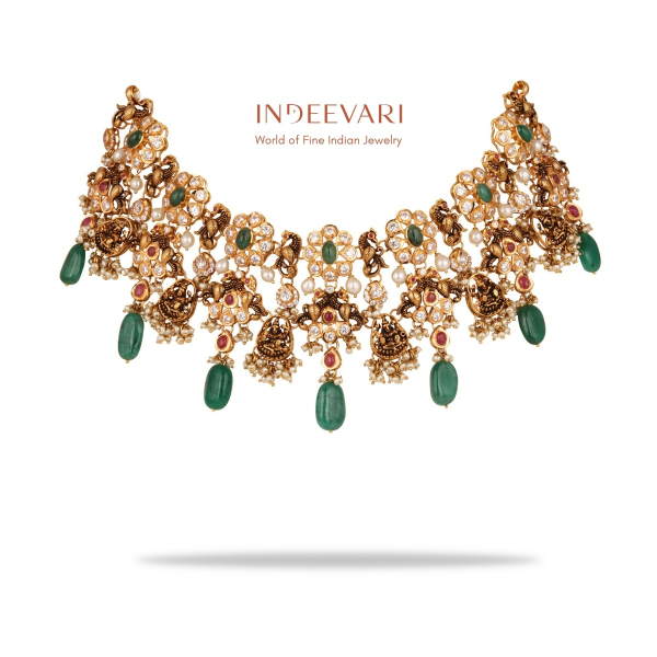 Urmi Pachiwork Necklace 