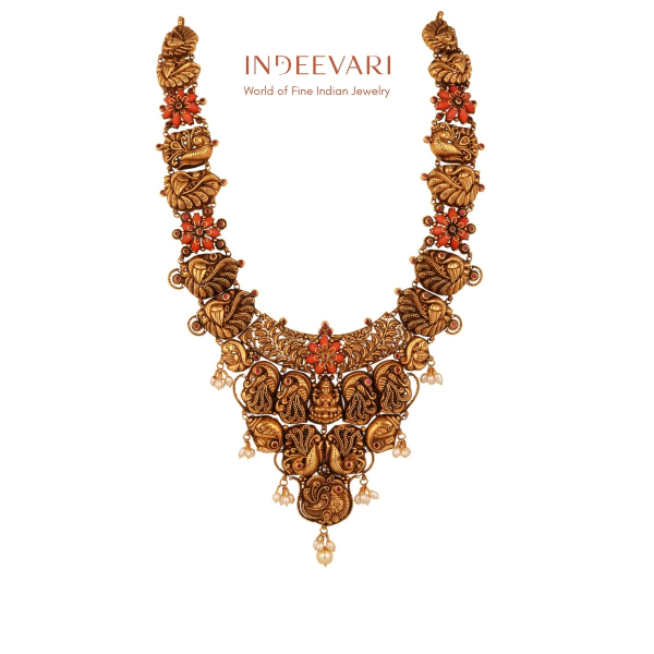 Aadhila Nakashi Haram Necklace