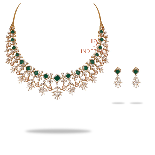 Tanvi Diamond Necklace Set