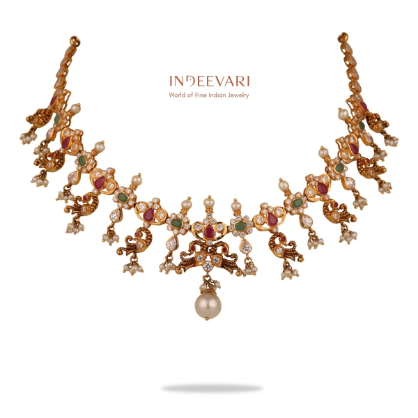 Yashtu Pachiwork Necklace 