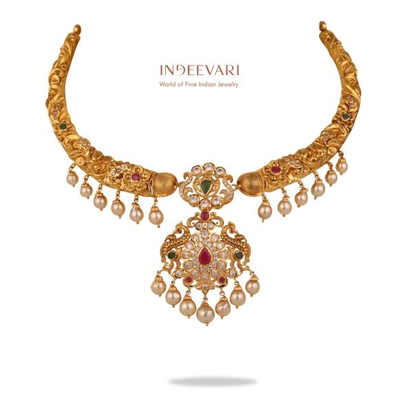 Nistha Pachiwork Kanti Necklace 